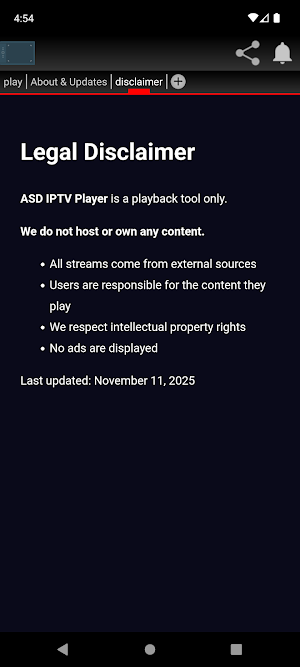 ASD IPTV Player Screenshot 3