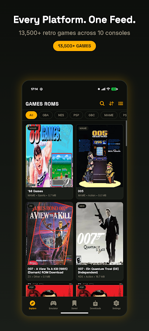 Retro Emulator ROMs Downloader screenshot 1