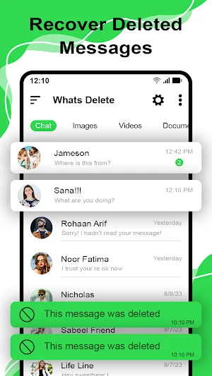 Recover Deleted Messages-Chat Screenshot 0