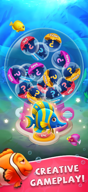 Klondike Solitaire: Fish Town Screenshot 2