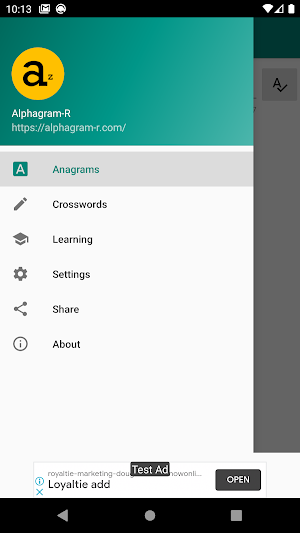 Alphagram-R : Anagrams Free Screenshot 0