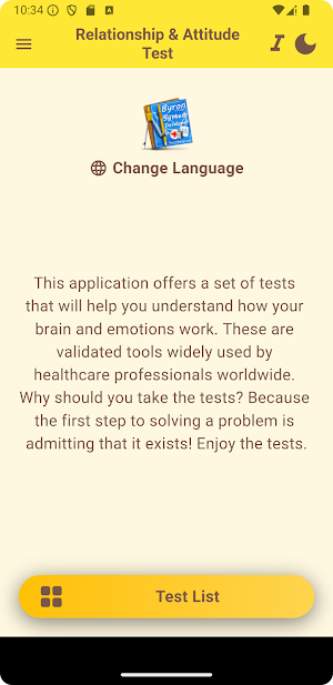 Relationship Test Screenshot 0