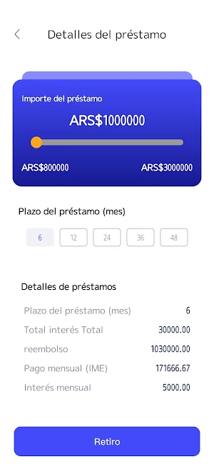 M Préstamo grande Screenshot 3