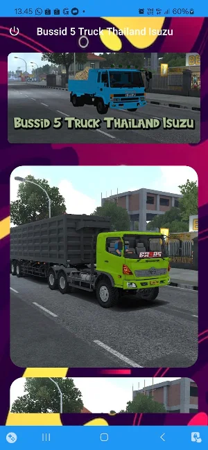 Bussid 5 Truck Thailand Isuzu Screenshot 0