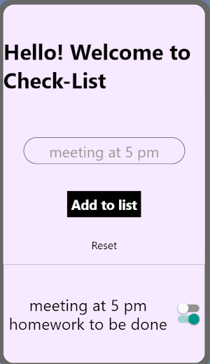 Checklist App Screenshot 3