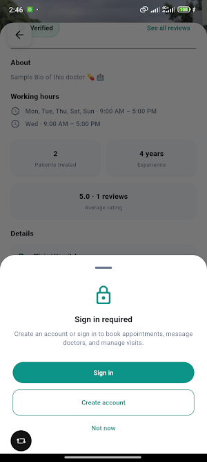Tena Yistilign: Doctor Booking Screenshot 0