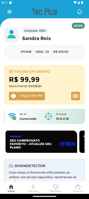 Tec Plus Telecom Screenshot 1