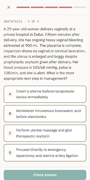 PassCurve: SMLE DHA DOH Prep Screenshot 1