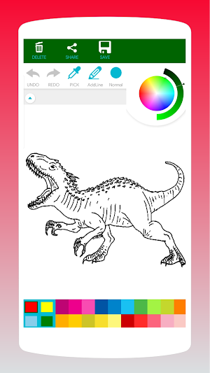 Carnivore Dino Coloring Book Screenshot 0