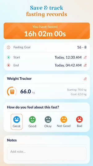 Intermittent Fasting Hours Screenshot 3