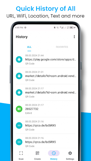 QRCode: Barcode Scanner Manage Screenshot 3