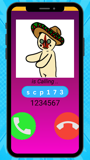 Scary SCP 173 Prank Video Call Screenshot 1