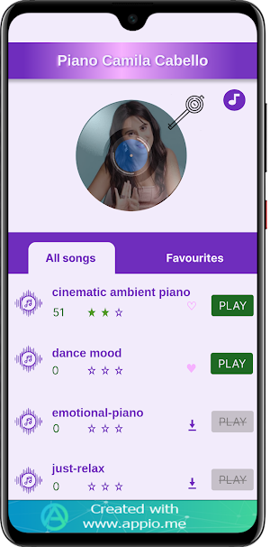 Piano Camila Cabello Screenshot 2