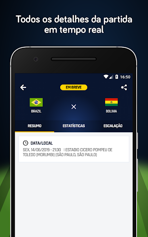Tabela da Copa América Brasil 2019 Screenshot 3