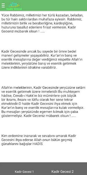 Kadir Gecesi Mesajları 2024 Screenshot 1