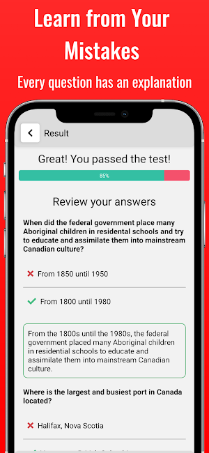 Canadian Citizenship Test 2024 Screenshot 2