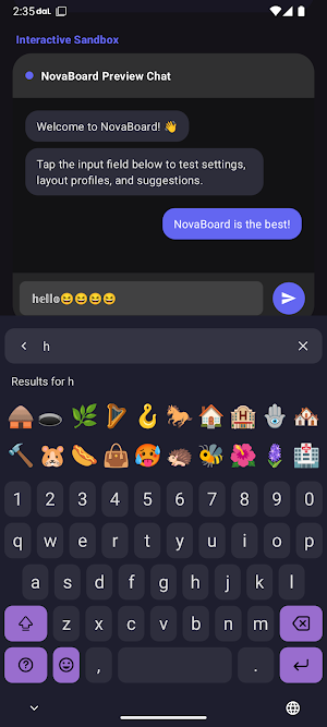 Novaboard - Cipher Keyboard Screenshot 3