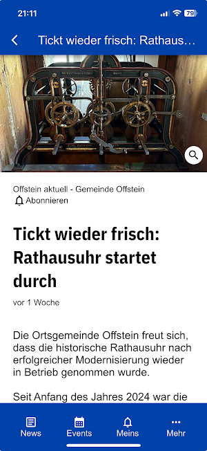 Offstein App Screenshot 1