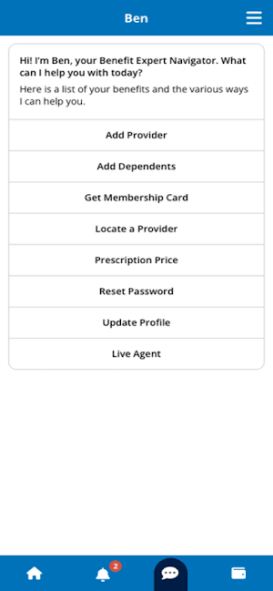 WorkChoice Benefits Screenshot 2