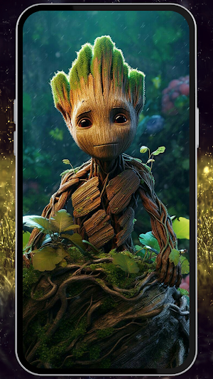Groot HD Wallpaper Screenshot 1