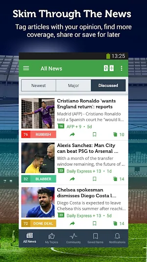 Football News - Soccer Breaking News & Scores Screenshot 2
