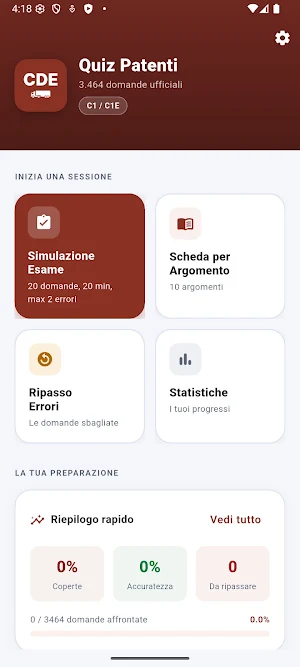 Quiz Patenti Superiori Screenshot 0