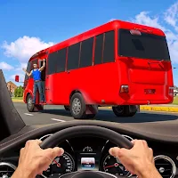 Mini Coach Bus Driving