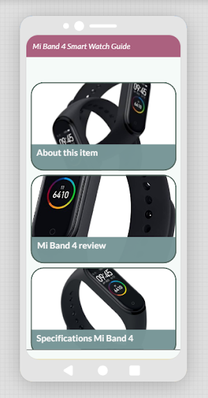 mi band 4 smart watch app Hint Screenshot 1