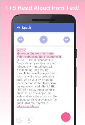 Text to Speech - Read Aloud Screenshot 0