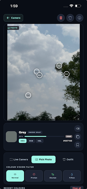 Hue Sense: Color Blind Helper Screenshot 1