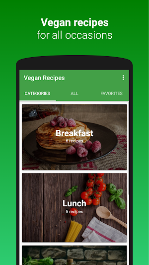 Vegan Recipes Screenshot 0
