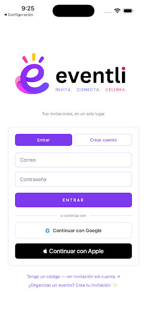 Eventli Screenshot 0
