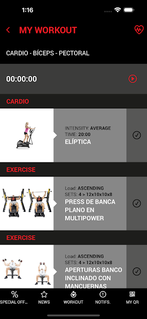 MAX FITNESS Screenshot 1