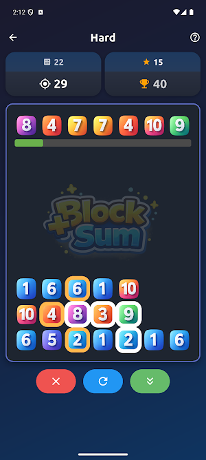 BlockSum: Number & Math Game Screenshot 1