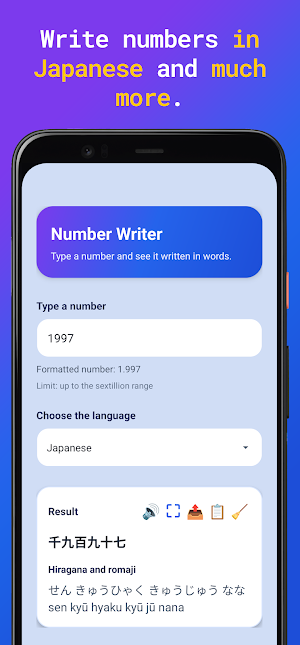 Numbers in Words Screenshot 3