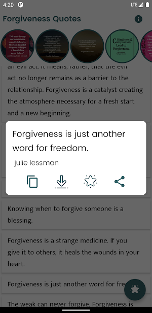 Forgiveness Quotes and Sayings Screenshot 2