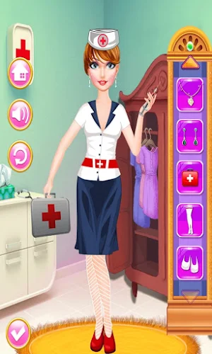 Beautiful Nurse Dress Up & Makeup Girl Screenshot 1