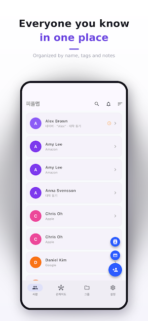 People Map: Personal CRM & Con Screenshot 1