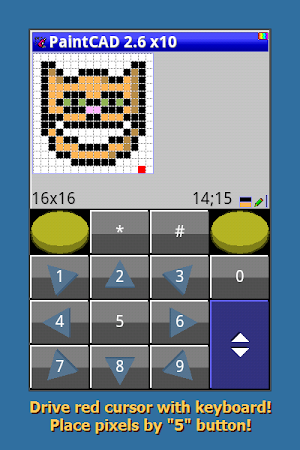 PaintCAD pixel art editor Screenshot 0