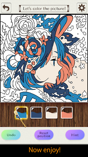 Coloring puzzle Screenshot 2