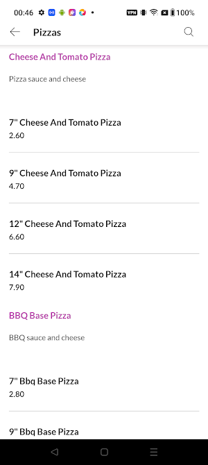 Favourite Fast Food Screenshot 3