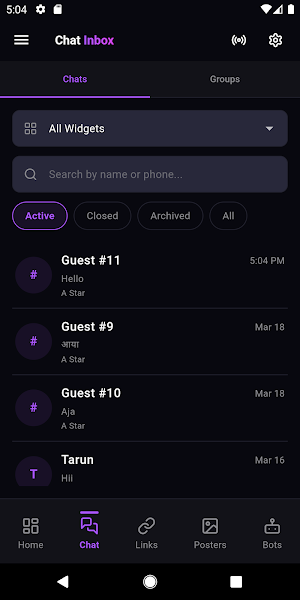 WaURL - Business Screenshot 1