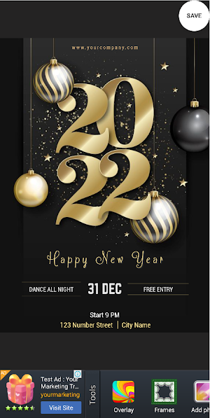 Poster New Year 2022 Screenshot 2