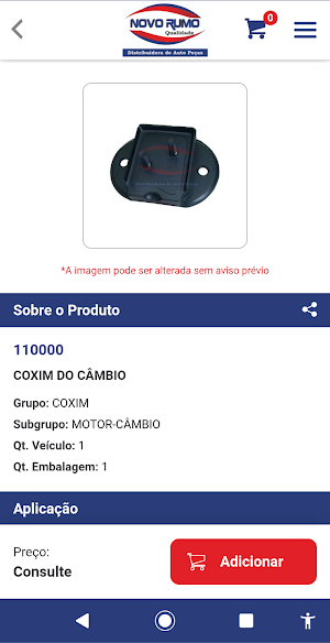 Novo Rumo Distribuidora - Catálogo Screenshot 3