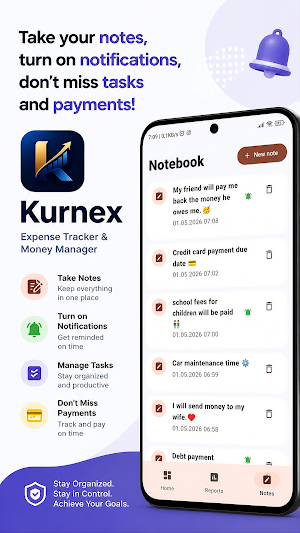 Kurnex: Money & Budget Manager Screenshot 2