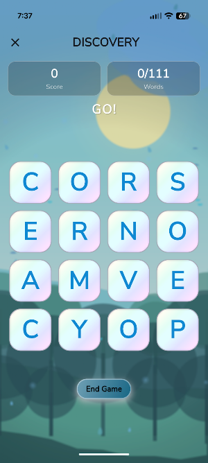 Woggle: Daily Word Challenge Screenshot 1