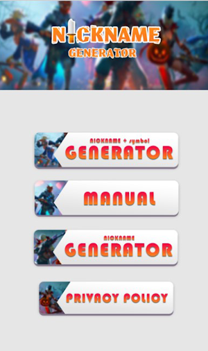 Nickname Generator for Free FF - Symbol & Font Screenshot 2