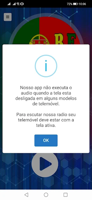 Rádio franco portuguesa 72 Screenshot 0