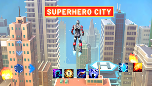 Super hero Flying iron jet man Screenshot 0