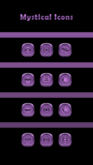 Mystical Purple Icons Screenshot 0